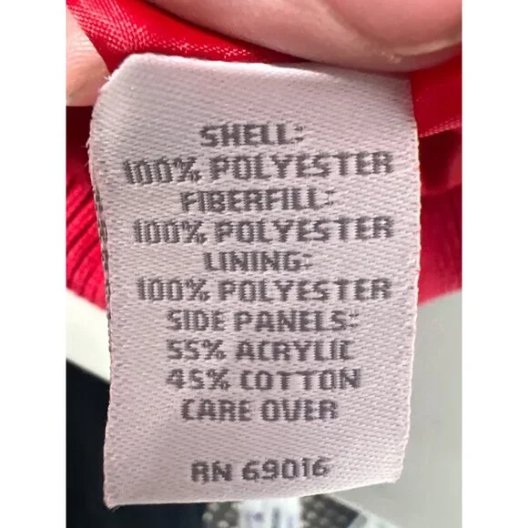 Relativity Full Zip Quilted Vest Size Large Ribbed Panel Sleeveless Outdoor Warm - Picture 4 of 6